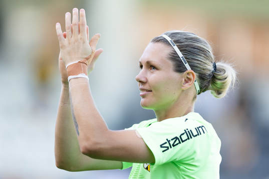 Häckens målvakt Jennifer Falk
