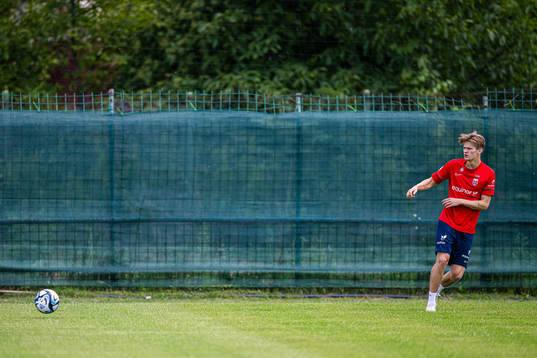 David Møller Wolfe of the Norwegian under-21 national