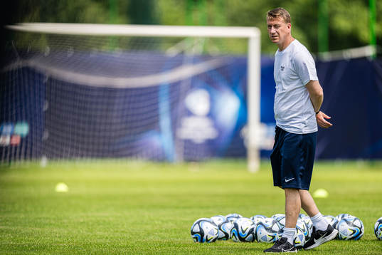 Leif Gunnar Smerud, head coach of the Norwegian under-21