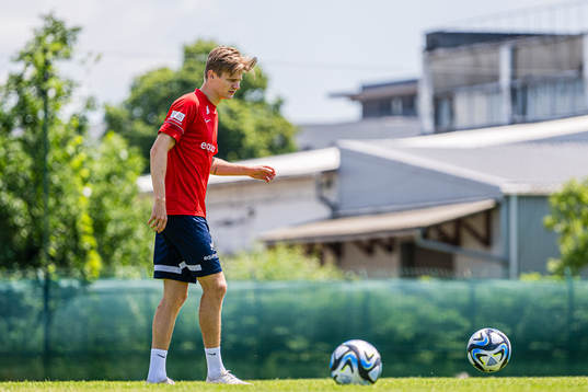 David Møller Wolfe of the Norwegian under-21 national