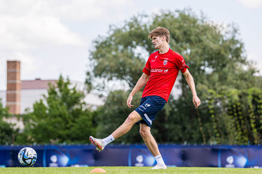 David Møller Wolfe of the Norwegian under-21 national