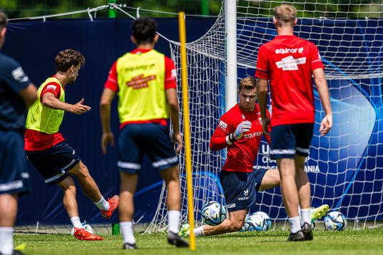 Mads Hedenstad Christiansen of the Norwegian under-21