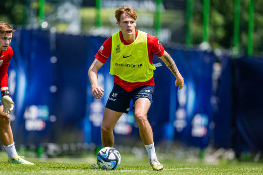 Tobias Christensen of the Norwegian under-21 national
