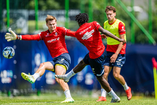 Warren Kamanzi of the Norwegian under-21 national football