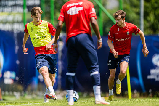 David Møller Wolfe and Håkon Evjen of the Norwegian