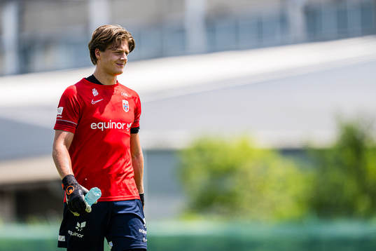 Rasmus Sandberg of the Norwegian under-21 national football