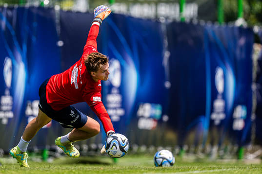 Mads Hedenstad Christiansen of the Norwegian under-21