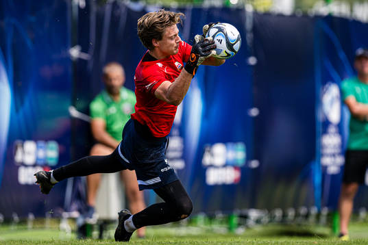 Rasmus Sandberg of the Norwegian under-21 national football