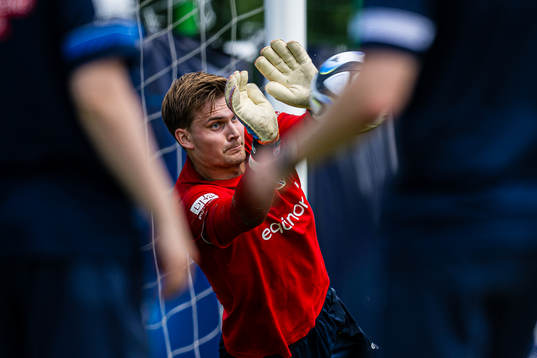 Mads Hedenstad Christiansen of the Norwegian under-21