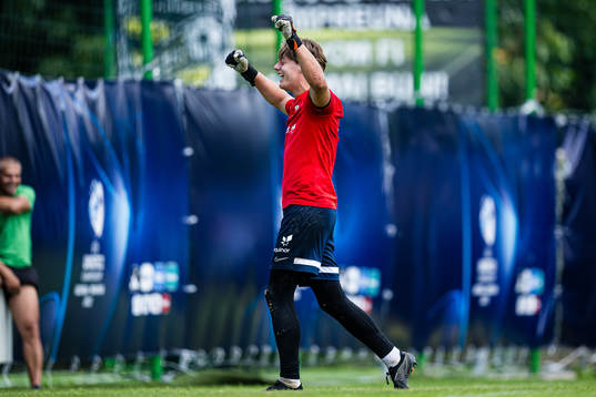 Rasmus Sandberg of the Norwegian under-21 national football