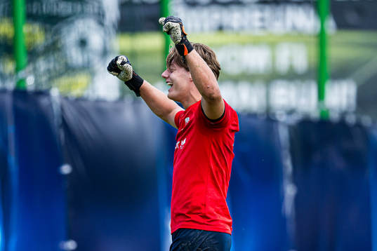 Rasmus Sandberg of the Norwegian under-21 national football