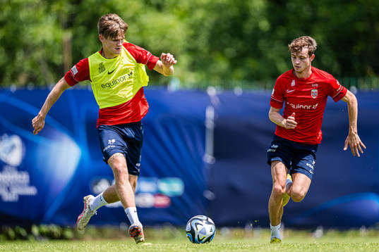 David Møller Wolfe of the Norwegian under-21 national