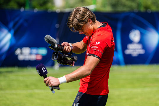 Rasmus Sandberg of the Norwegian under-21 national football
