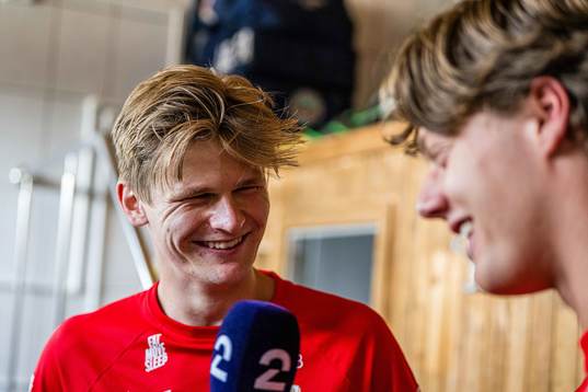 David Møller Wolfe of the Norwegian under-21 national