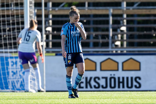 Djurgårdens Ebba Hed deppar