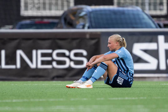 Djurgårdens Stinalisa Johansson deppar