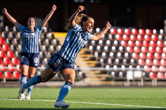 Djurgårdens Tilde Lindwall jublar