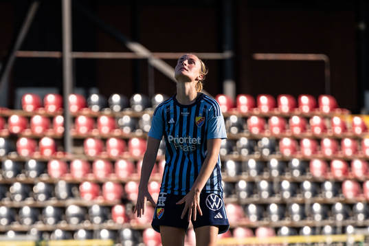 Djurgårdens Kamilla Lilhammer Karlsen deppar