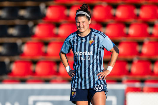 Djurgårdens Hayley Dowd deppar
