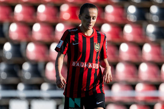 Brommapojkarnas Filippa Wallén deppar