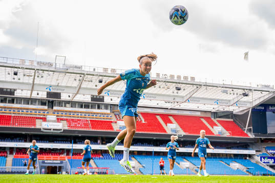 Guro Reiten of the Norwegian women's national football team