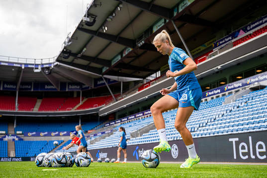 Sophie Román Haug of the Norwegian women's national
