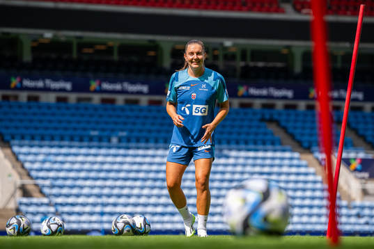 Vilde Bøe Risa of the Norwegian women's national football