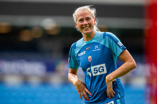 Guro Bergsvand of the Norwegian women's national football