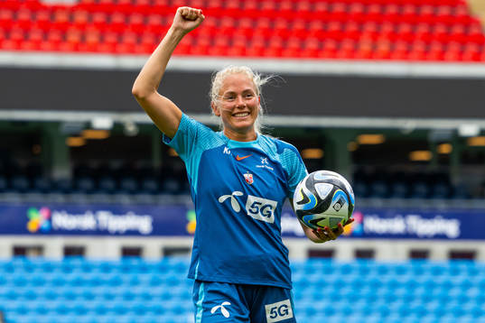 Guro Bergsvand of the Norwegian women's national football