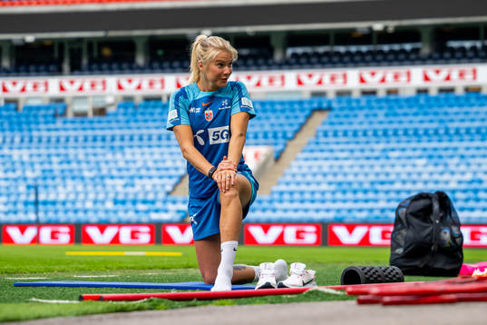 Ada Hegerberg of the Norwegian women's national football