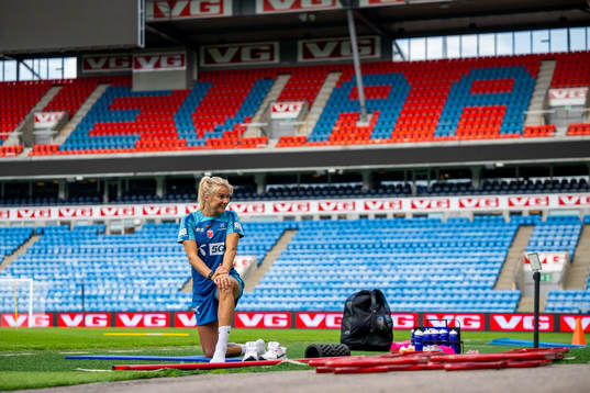 Ada Hegerberg of the Norwegian women's national football