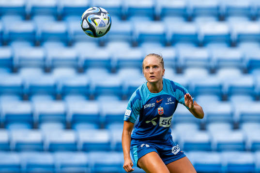Amalie Eikeland of the Norwegian women's national football