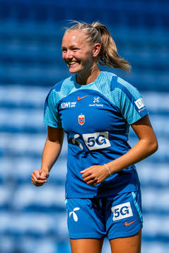 Frida Maanum of the Norwegian women's national football team