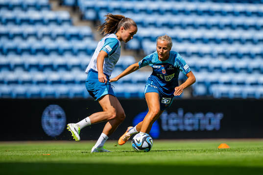 Guro Reiten and Anja Sønstevold of the Norwegian women's