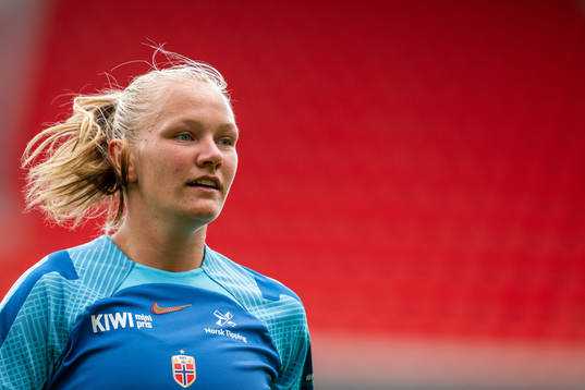 Frida Maanum of the Norwegian women's national football team