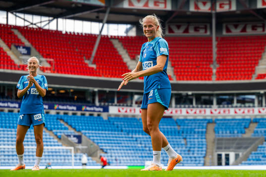 Guro Bergsvand of the Norwegian women's national football