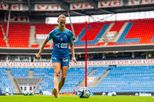 Caroline Graham Hansen of the Norwegian women's national