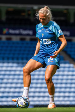 Guro Bergsvand of the Norwegian women's national football