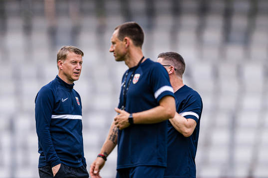 Leif Gunnar Smerud, head coach of the Norwegian under-21