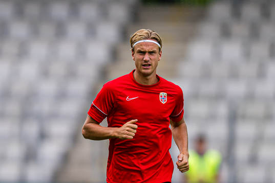 Erik Botheim of the Norwegian under-21 national football