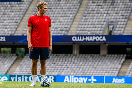 Sebastian Sebulonsen of the Norwegian under-21 national