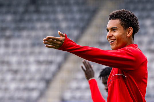 Antonio Nusa of the Norwegian under-21 national football