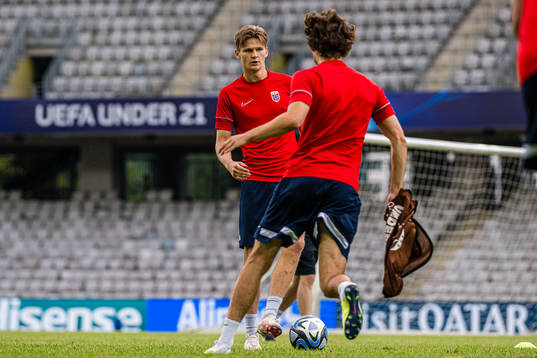 David Møller Wolfe of the Norwegian under-21 national