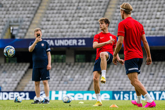 Håkon Evjen of the Norwegian under-21 national football