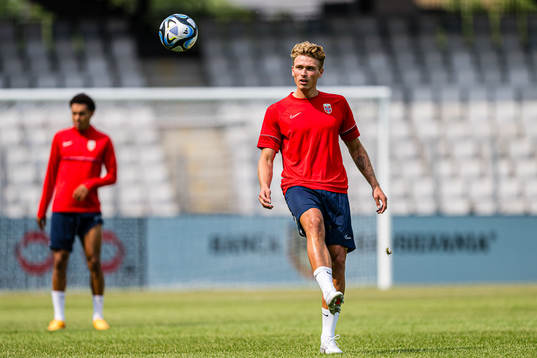 Sebastian Sebulonsen of the Norwegian under-21 national