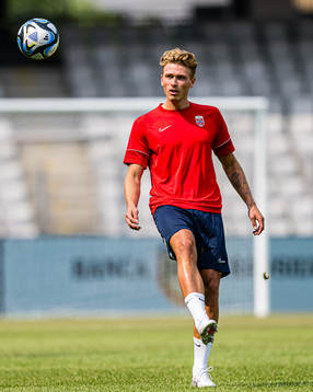 Sebastian Sebulonsen of the Norwegian under-21 national