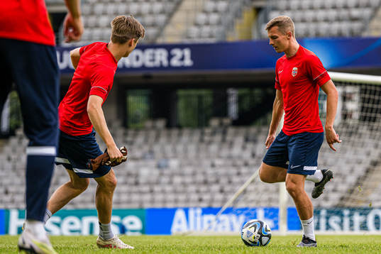 Johan Hove of the Norwegian under-21 national football team