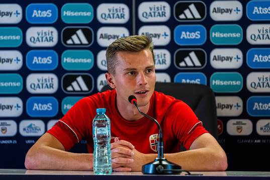 Johan Hove of the Norwegian under-21 national football team
