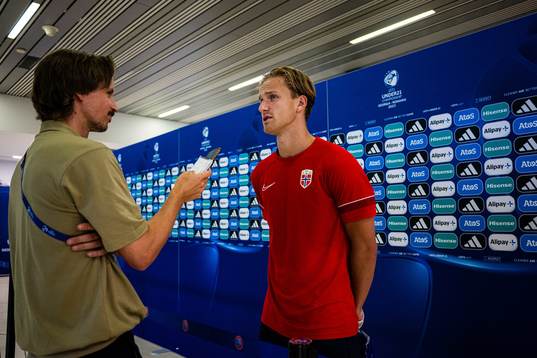 Erik Botheim of the Norwegian under-21 national football