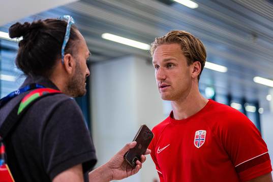 Erik Botheim of the Norwegian under-21 national football